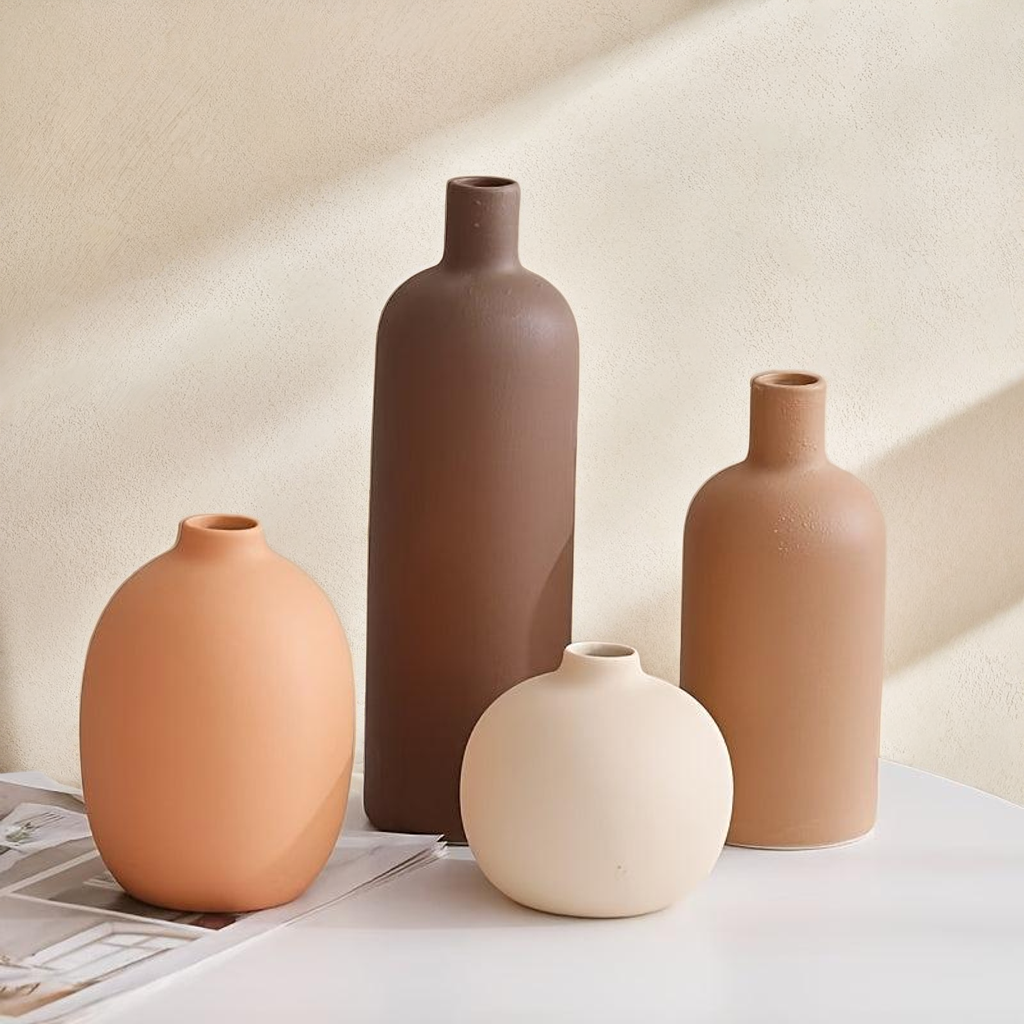 Lot de vases en céramique – Design moderne et minimaliste