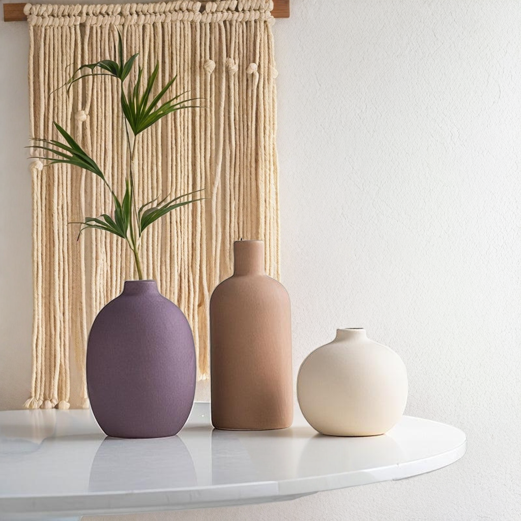 Lot de vases en céramique – Design moderne et minimaliste