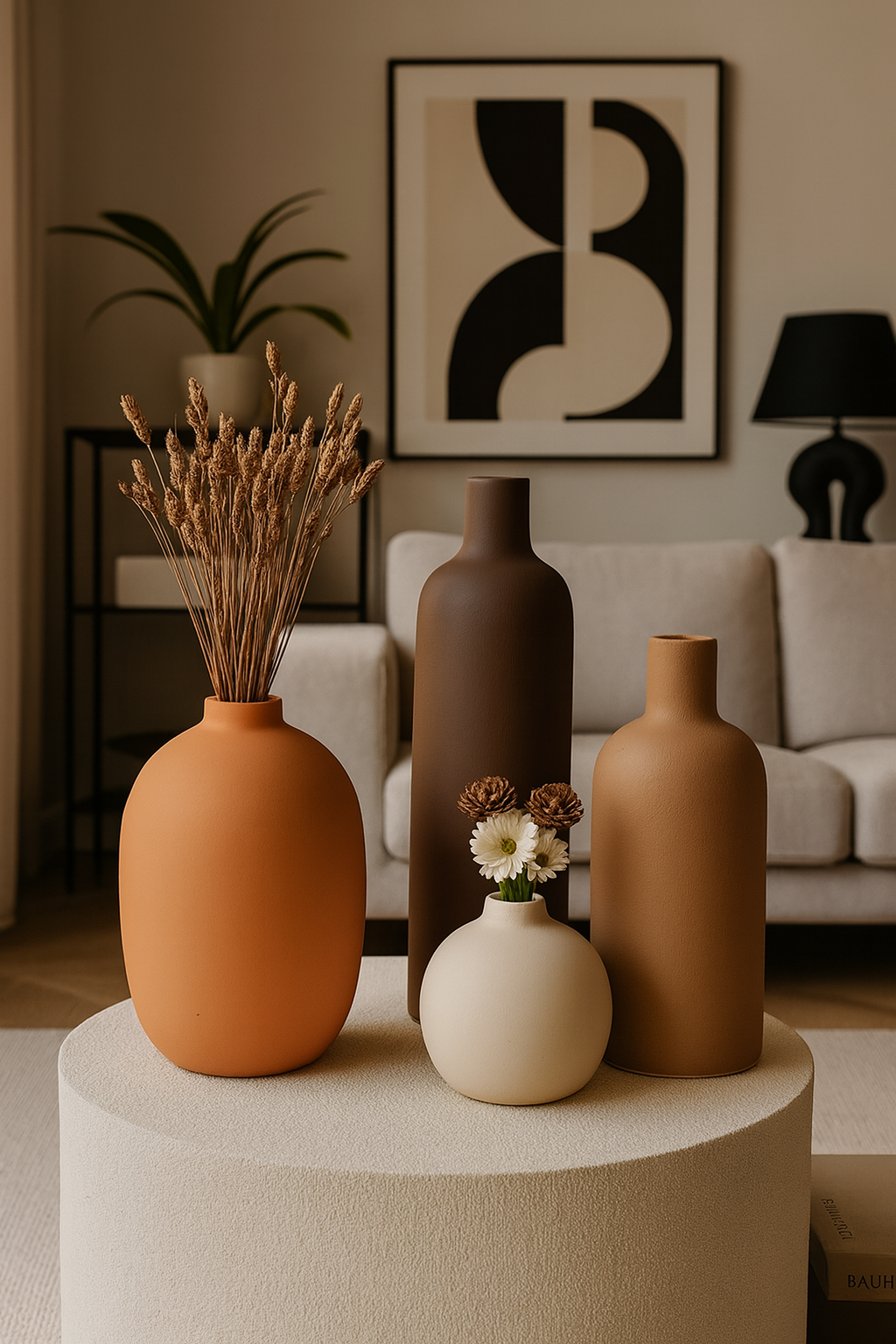 Lot de vases en céramique – Design moderne et minimaliste