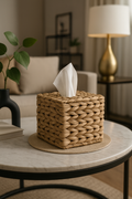Boîte à mouchoirs carre en rotin – Élégance naturelle et pratique